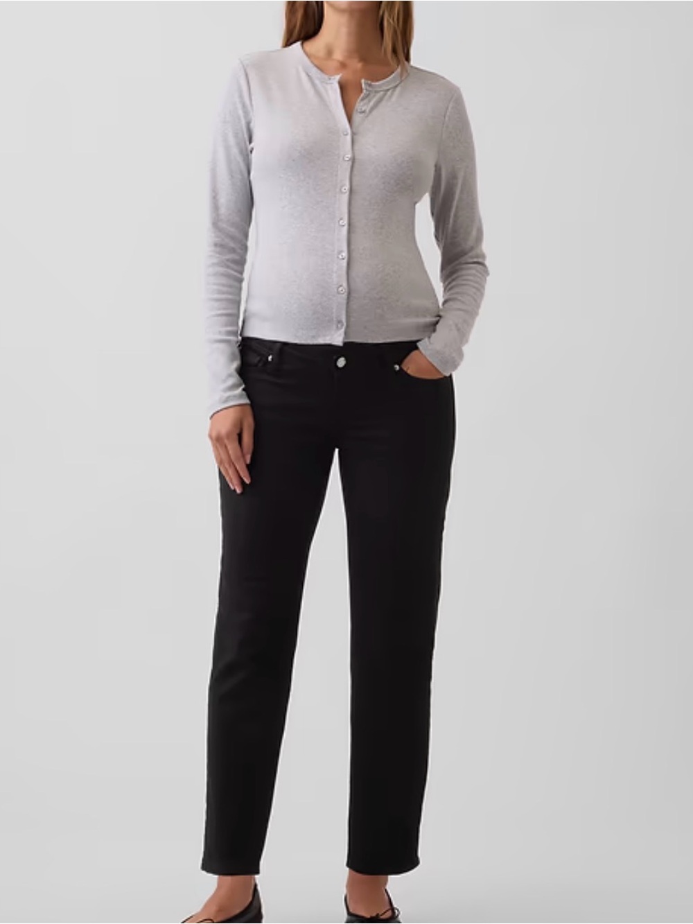GAP Women’s Straight-Leg Jeans in Black